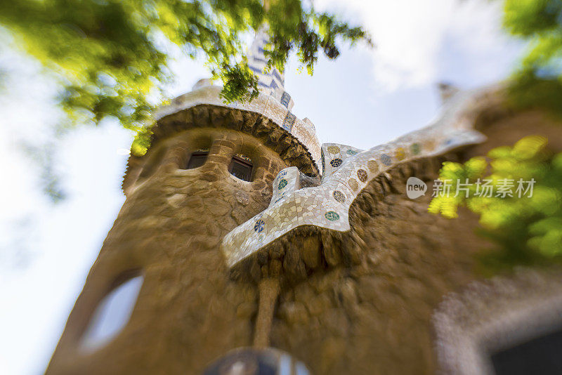 Park Guell，西班牙巴塞罗那